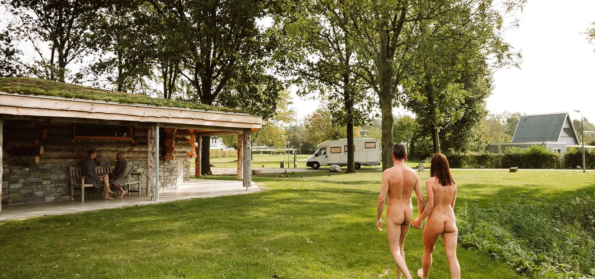 Nude and clothing-optional resort in Zeewolde, Flevoland — photo from Flevo-Natuur's own website