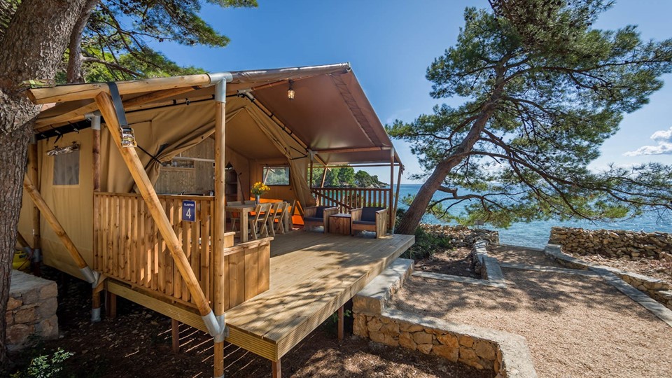 Nude and clothing-optional campground in Punta Križa, Primorje-Gorski Kotar — photo from Baldarin Naturist Camp's own website