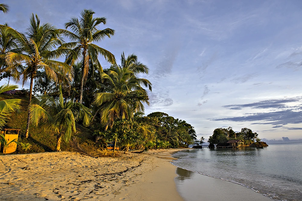 Nude and clothing-optional resort in Isla Popa, Bocas del Toro, Bocas del Toro — photo from Popa Paradise Beach Resort's own website