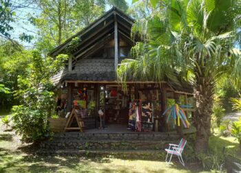 Naturist resort grounds at a Brazilian clothing-optional naturist village