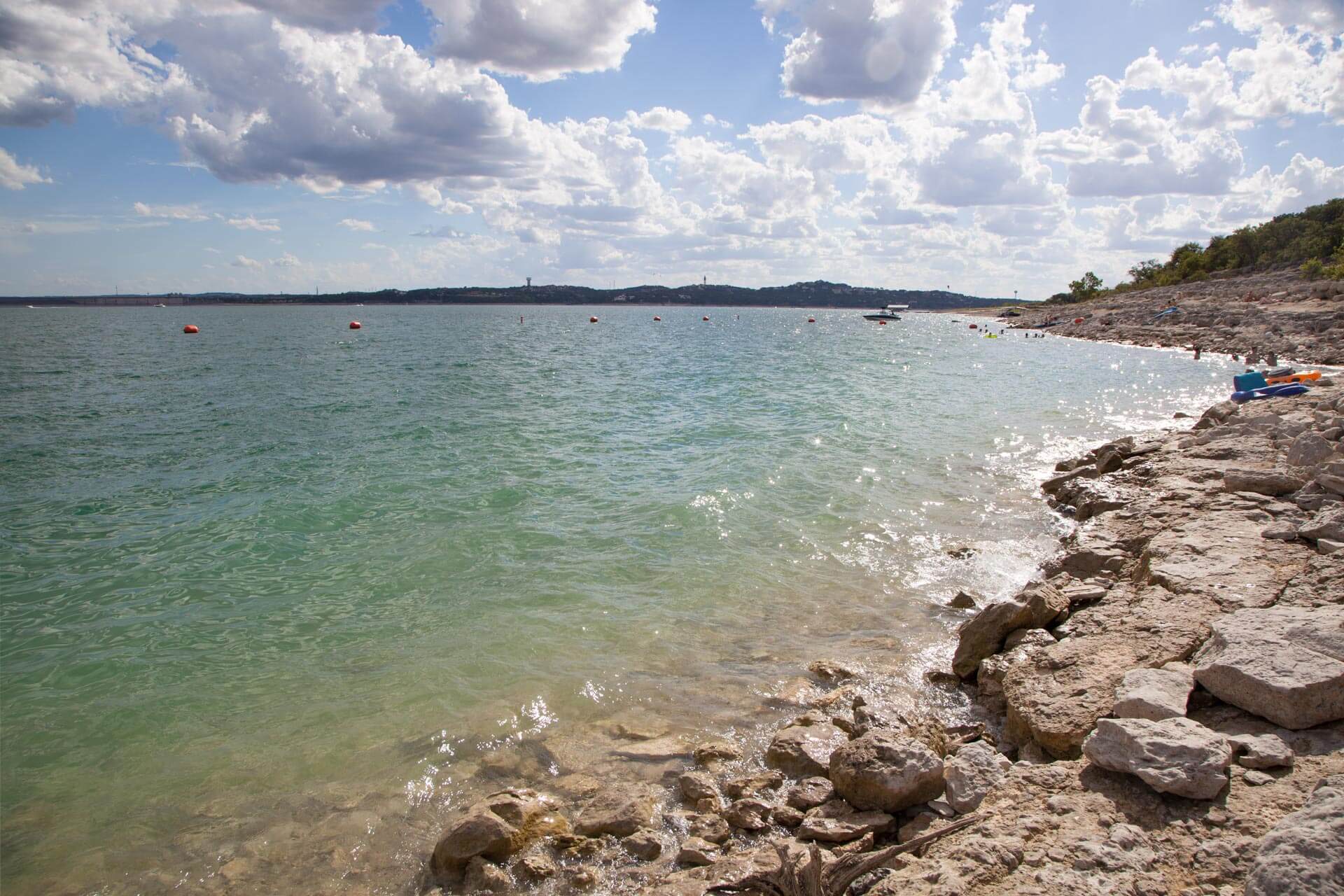 Nude and clothing-optional resort in Austin, Texas — photo from Hippie Hollow Park's own website
