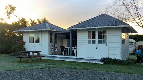 Nude and clothing-optional campground in Rolleston, Canterbury — photo from Pineglades Naturist Club's own website