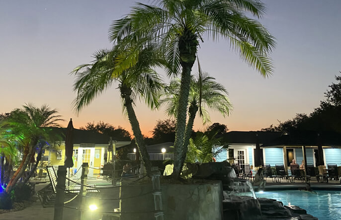 Nude and clothing-optional resort in Kissimmee, Florida — photo from Cypress Cove Nudist Resort's own website