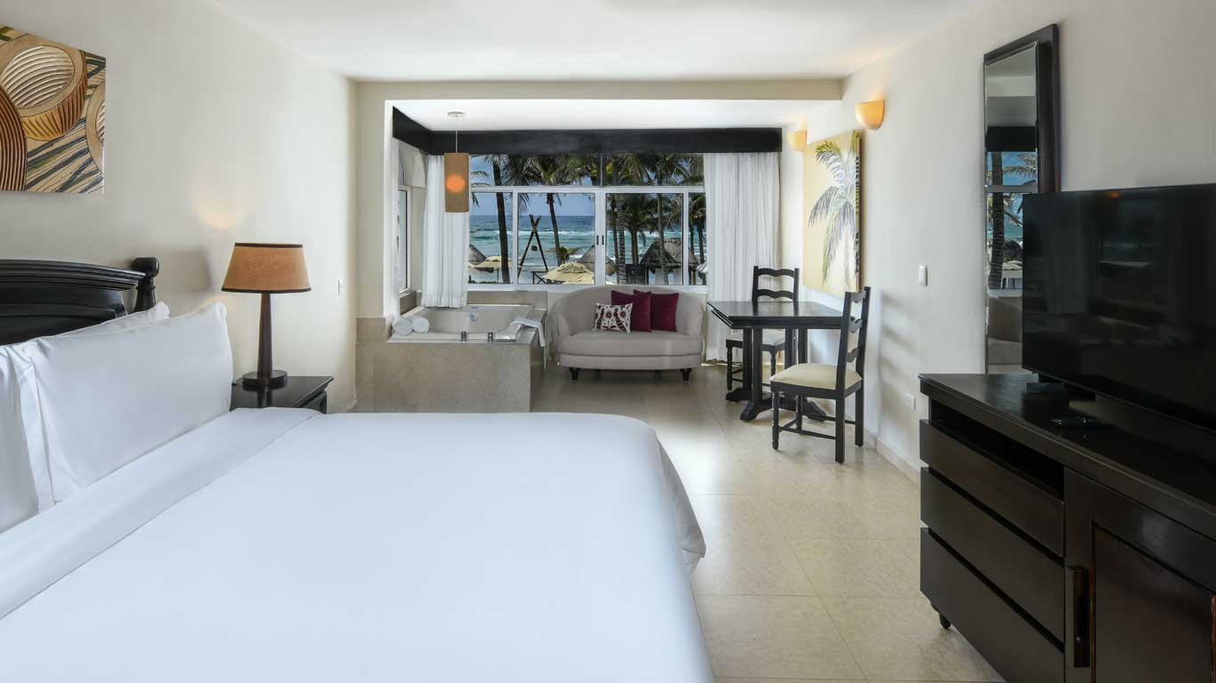 Nude and clothing-optional resort in Kantenah, Quintana Roo — photo from Hidden Beach Resort Au Naturel's own website