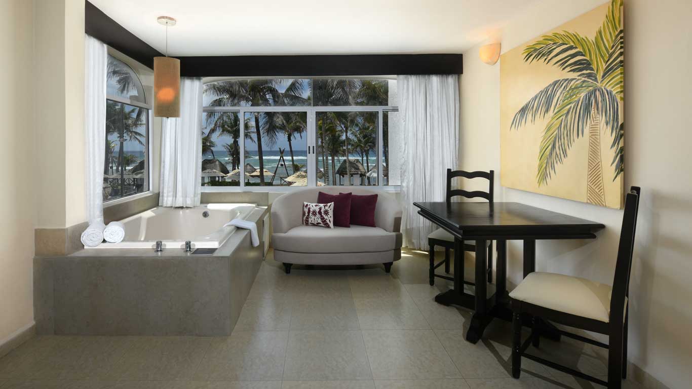 Nude and clothing-optional resort in Kantenah, Quintana Roo — photo from Hidden Beach Resort Au Naturel's own website
