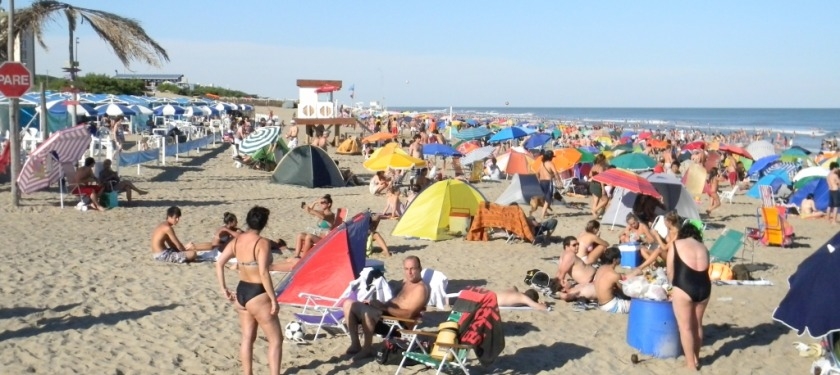 Nude and clothing-optional beache in Villa Gesell, Buenos Aires Province — photo from Playa Querandí's own website