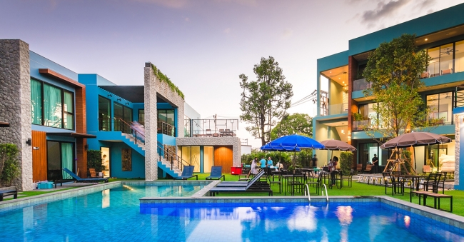 Nude and clothing-optional resort in Rawai, Phuket — photo from Peace Blue Naiharn Naturist Resort's own website