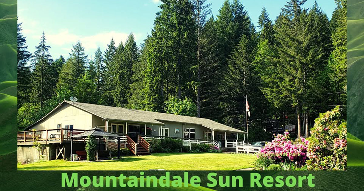 Nude and clothing-optional resort in North Plains, Oregon — photo from Mountaindale Sun Resort's own website